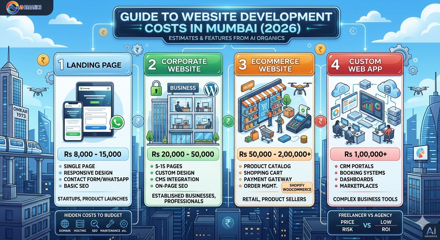 How Much Does a Website Cost in Mumbai in 2026